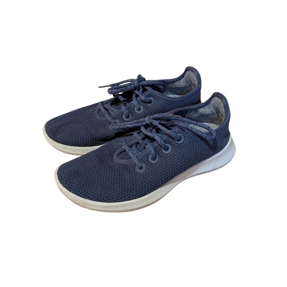 ALLBIRDS Women's Tree Runners Marine Blue size 8 Comfy Walking